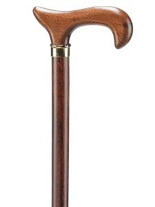 Laska drewniana Ossenberg z uchwytem Derby - 87 cm