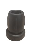 Nasadka gumowa na kule - miękka - 19 mm - czarna - 1 szt.