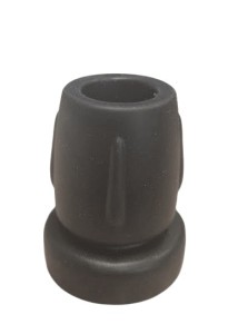 Nasadka gumowa na kule - miękka - 19 mm - czarna - 1 szt.