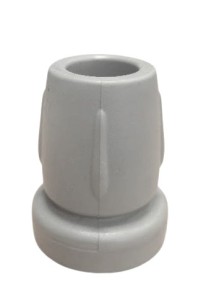 Nasadka gumowa na kule - miękka - 19 mm - szara - 1 szt.