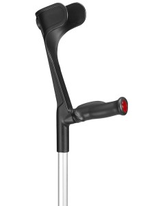 Kule ortopedyczne Ossenberg Classic - anatomiczne TWARDE - czarno/srebrne (2 szt.)