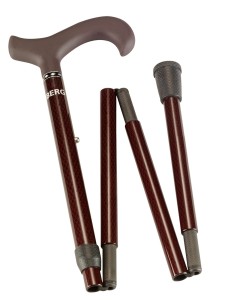 Laska składana karbonowa Ossenberg Derby SOFT - bordowa