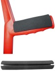 Grip z czarnej pianki do uchwytu kuli ortopedycznej
