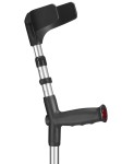 Kule ortopedyczne Ossenberg  BIG XL - ergo TWARDE - (2 szt.) 150 kg - extra long - czarno/srebrne