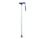 Laska inwalidzka ARmedical - miękki uchwyt - AR-014 - srebrna