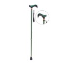 Laska inwalidzka ARmedical - miękki uchwyt Soft Wave - AR-014D - zielona