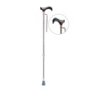 Laska inwalidzka ARmedical - miękki uchwyt Soft Wave - AR-014D - srebrna