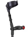 Kule ortopedyczne Ossenberg  BIG XL - anatomiczne MIĘKKIE - (2 szt.) 150 kg - czarne błysk / extra long