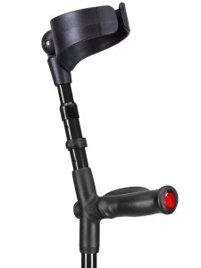 Kule ortopedyczne Ossenberg  BIG XL - anatomiczne MIĘKKIE - (2 szt.) 150 kg - czarne błysk / extra long