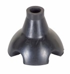 Nakładka gumowa Classic Canes  czarna - 16 mm - Typ Q