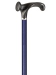 Laska metalowa Ossenberg z anatomicznym uchwytem Soft - metaliczny granat - prawa
