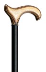 Laska  aluminiowa Gastrock - Pecan - z uchwytem z drewna brzozowego