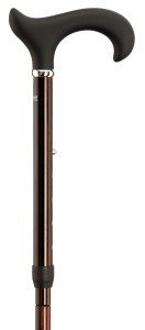 Laska karbonowa składana Gastrock - CARBON-FALTSTOCK SOFT - czarna