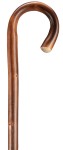 Laska gięta rustykalna kasztanowa Gastrock - GEFLAMMT -  94 cm - naturalna