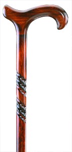Laska drewniana  Gastrock - Spiral Derby - ciemny buk